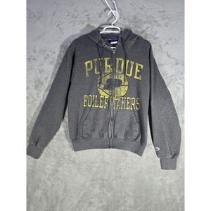 Champion Hoodie‎ Mens Small Purdue Boilermakers Basketball Full Zip Long Sleeve